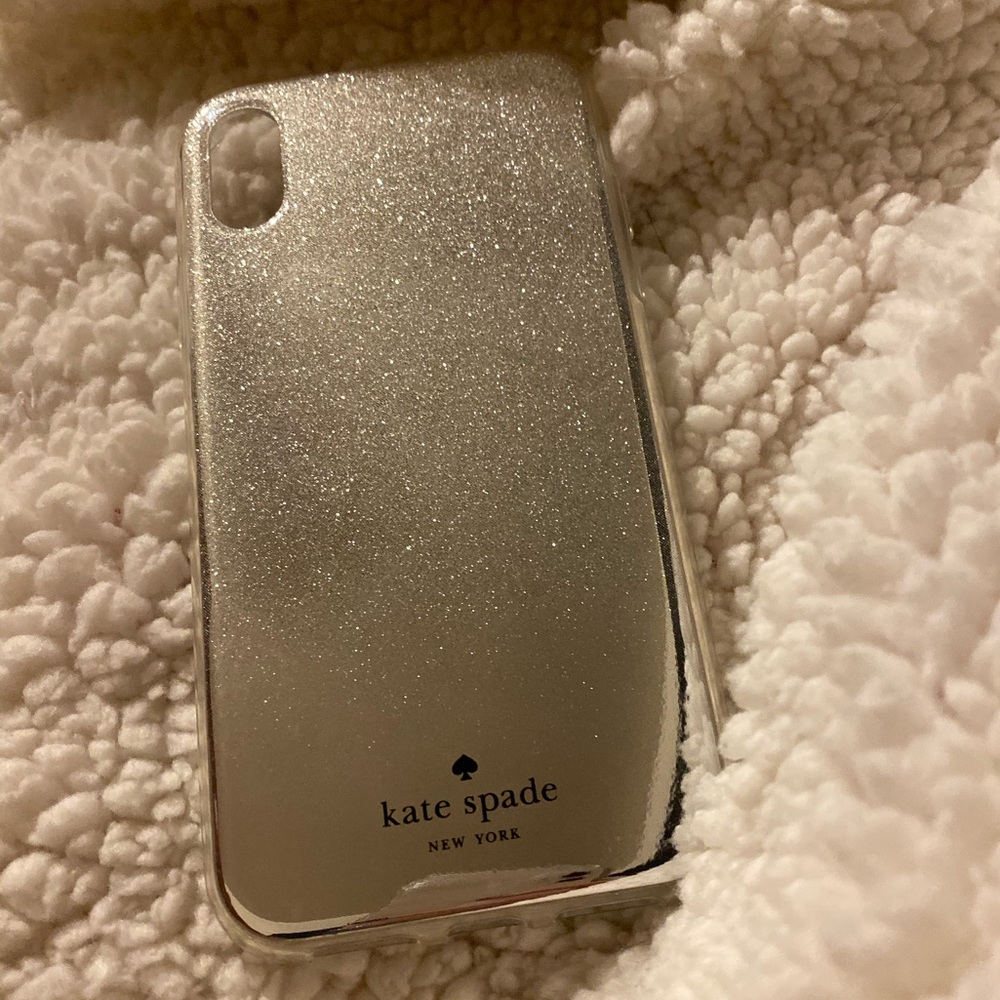Silver glitter iPhone XR case!